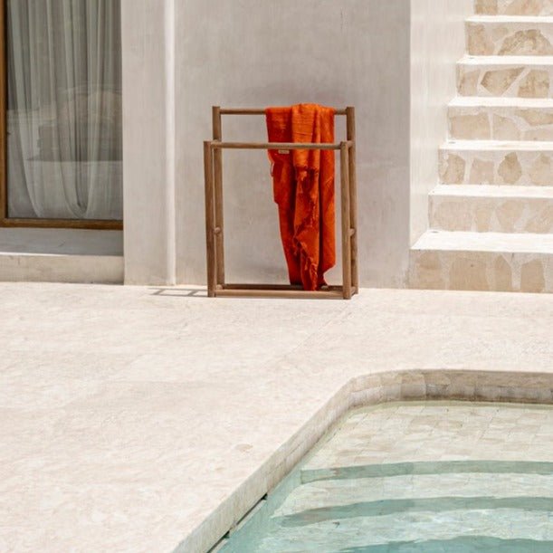 RUSTIC TOWEL HANGER | RECLAIMED TEAK - Green Design Gallery