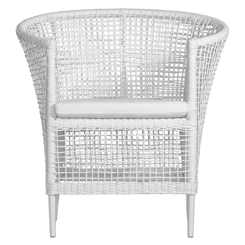 SANCTUARY OUTDOOR DINING CHAIR | WHITE - Green Design Gallery