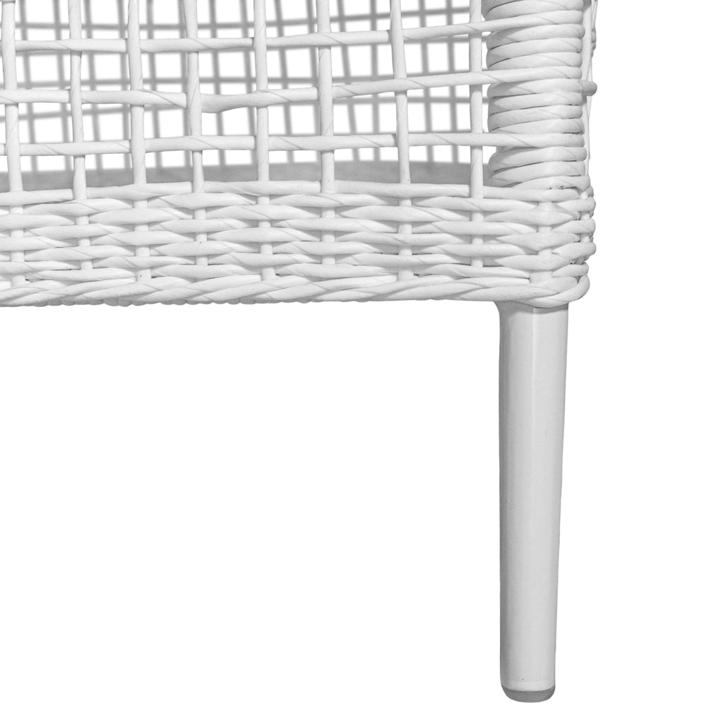 SANCTUARY OUTDOOR DINING CHAIR | WHITE - Green Design Gallery