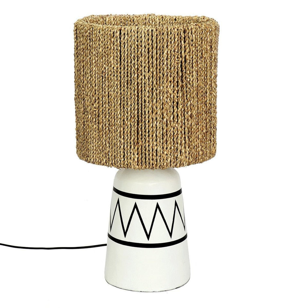 SANTORINI TABLE LAMP | BLACK & WHITE - Green Design Gallery