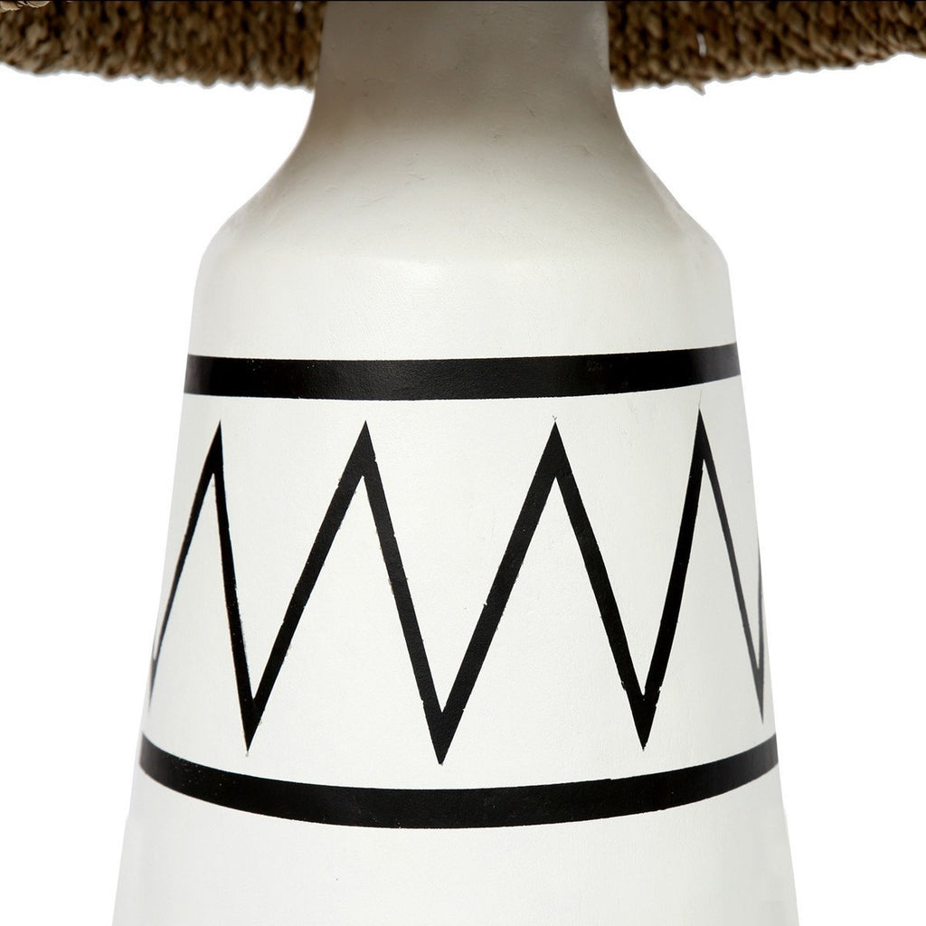 SANTORINI TABLE LAMP | BLACK & WHITE - Green Design Gallery
