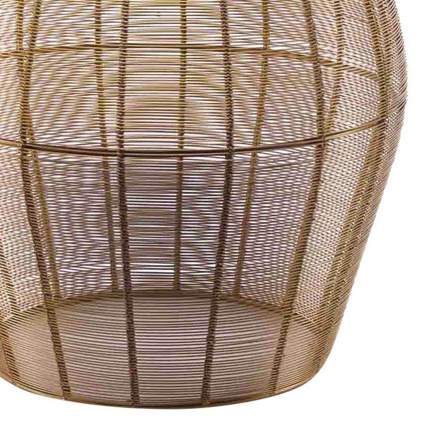 SATURN SIDE TABLE / GOLD - Green Design Gallery