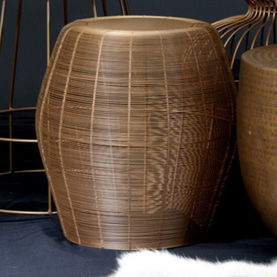 SATURN SIDE TABLE / GOLD - Green Design Gallery