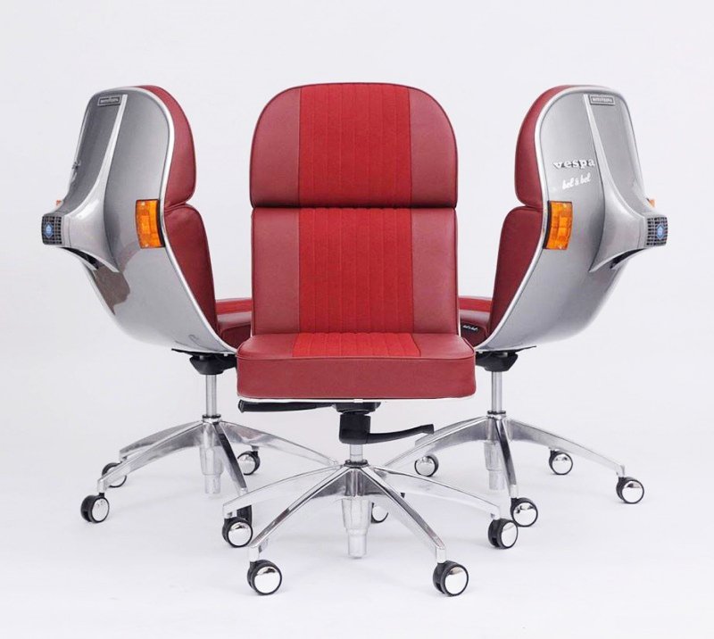Scooter Vespa Chair | Limited Edition BV-14 - Green Design Gallery