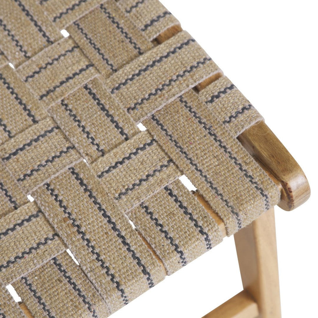SCOUT WEBBING STOOL | NATURAL - Green Design Gallery