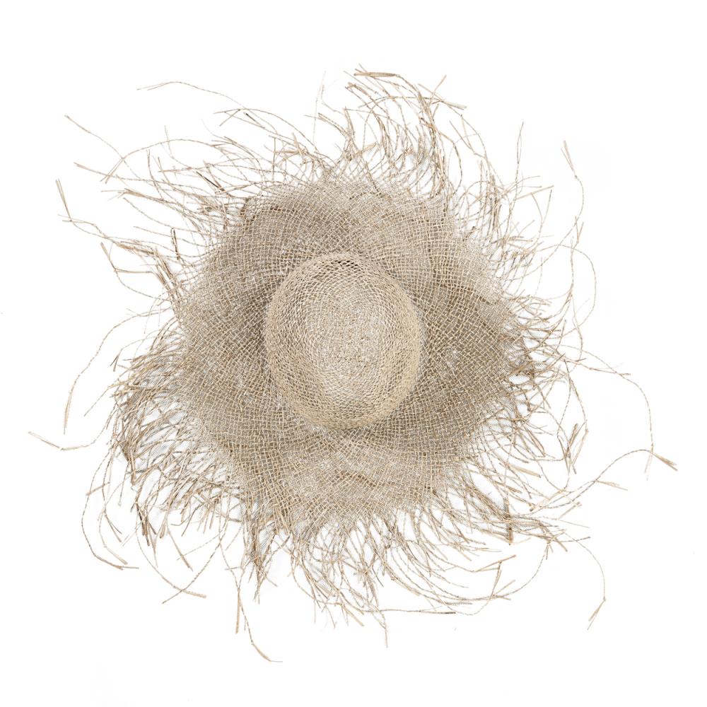 SEAGRASS BEACH HAT | NATURAL - Green Design Gallery