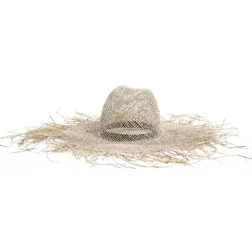 SEAGRASS BEACH HAT | NATURAL - Green Design Gallery