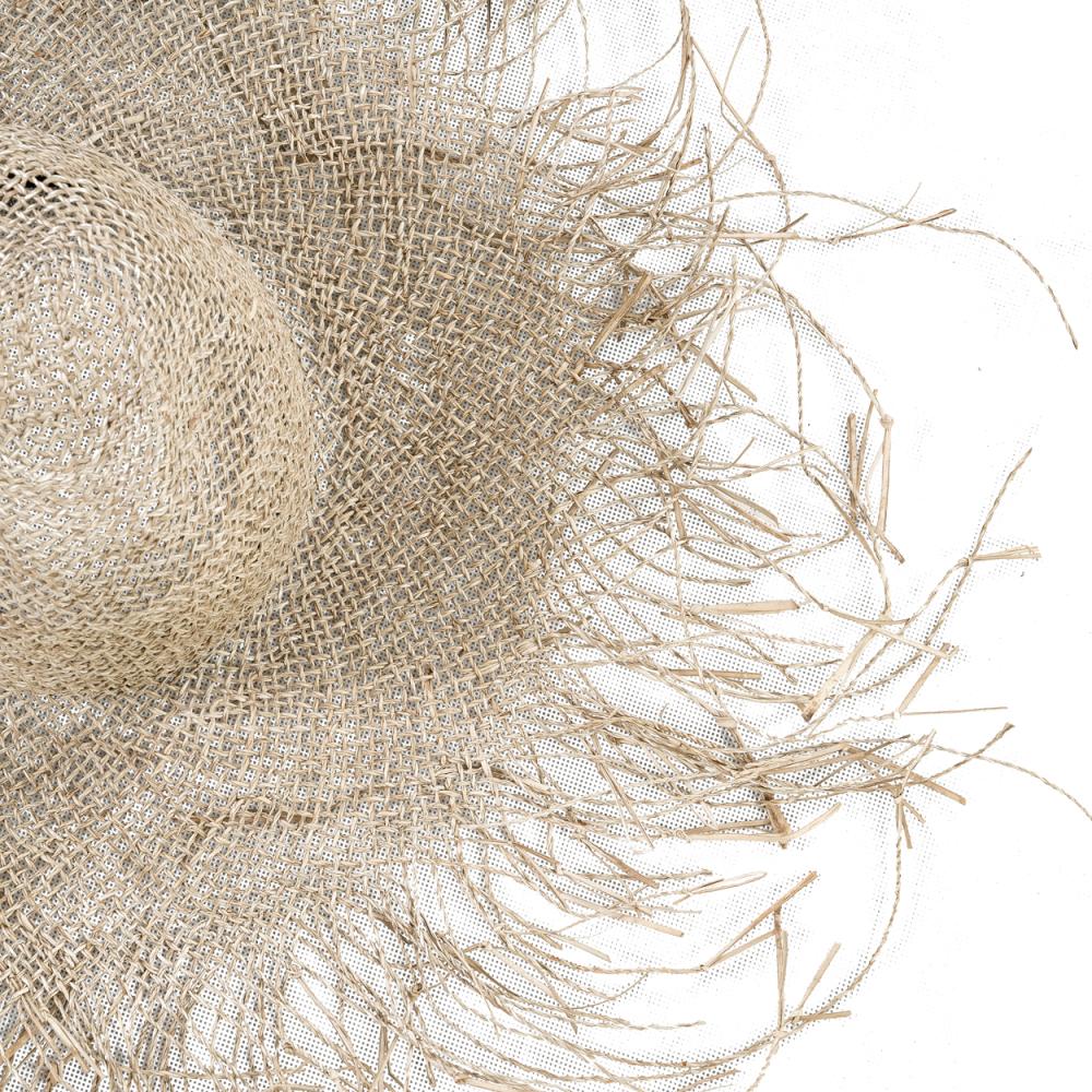 SEAGRASS BEACH HAT | NATURAL - Green Design Gallery
