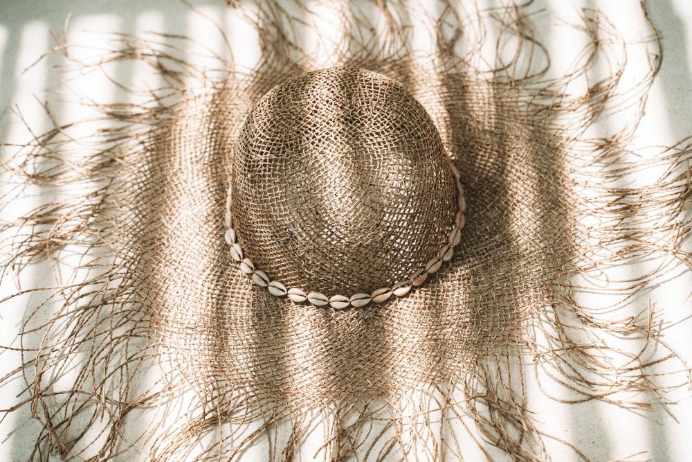 SEAGRASS BEACH HAT | NATURAL - Green Design Gallery