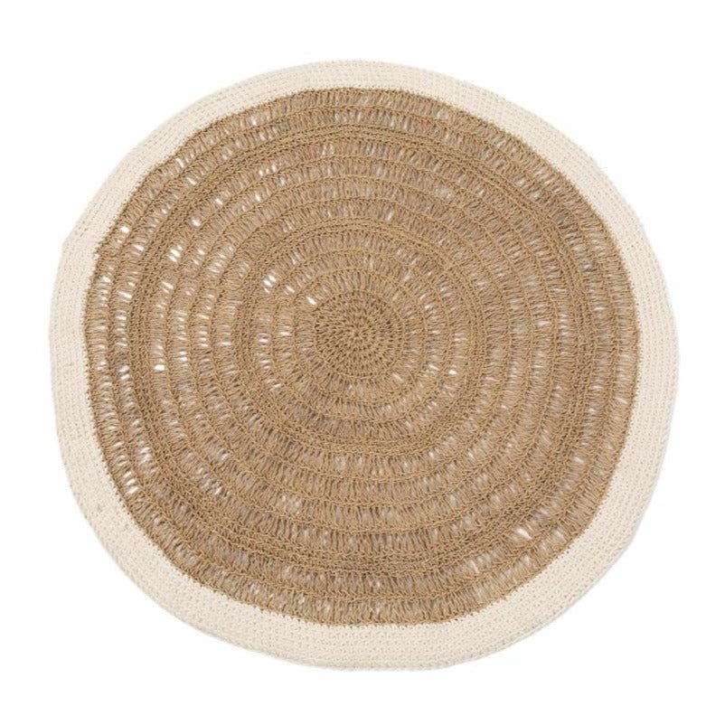 SEAGRASS & COTTON CARPET | NATURAL | MEDIUM - Green Design Gallery