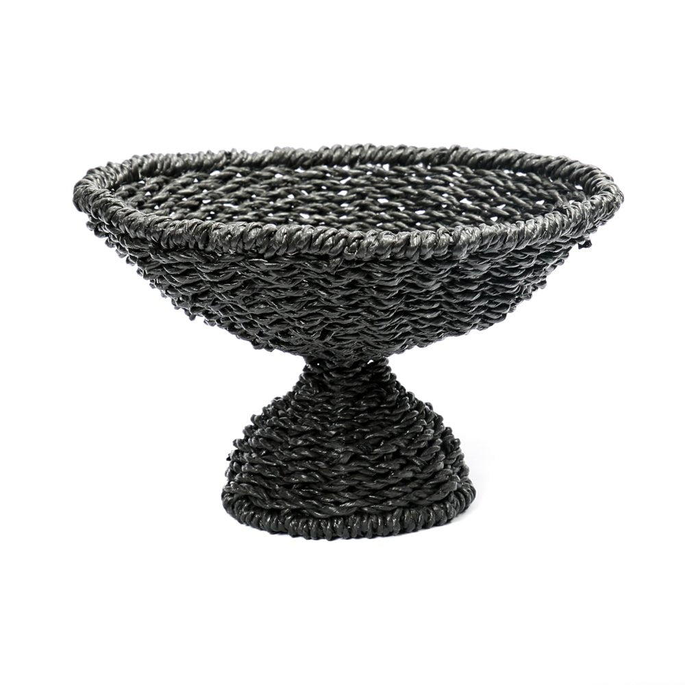 SEAGRASS FRUIT PLATTER / BLACK - Green Design Gallery