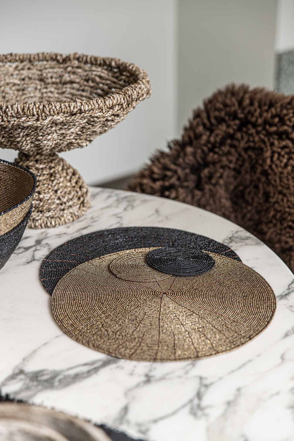 SEAGRASS FRUIT PLATTER / NATURAL - Green Design Gallery