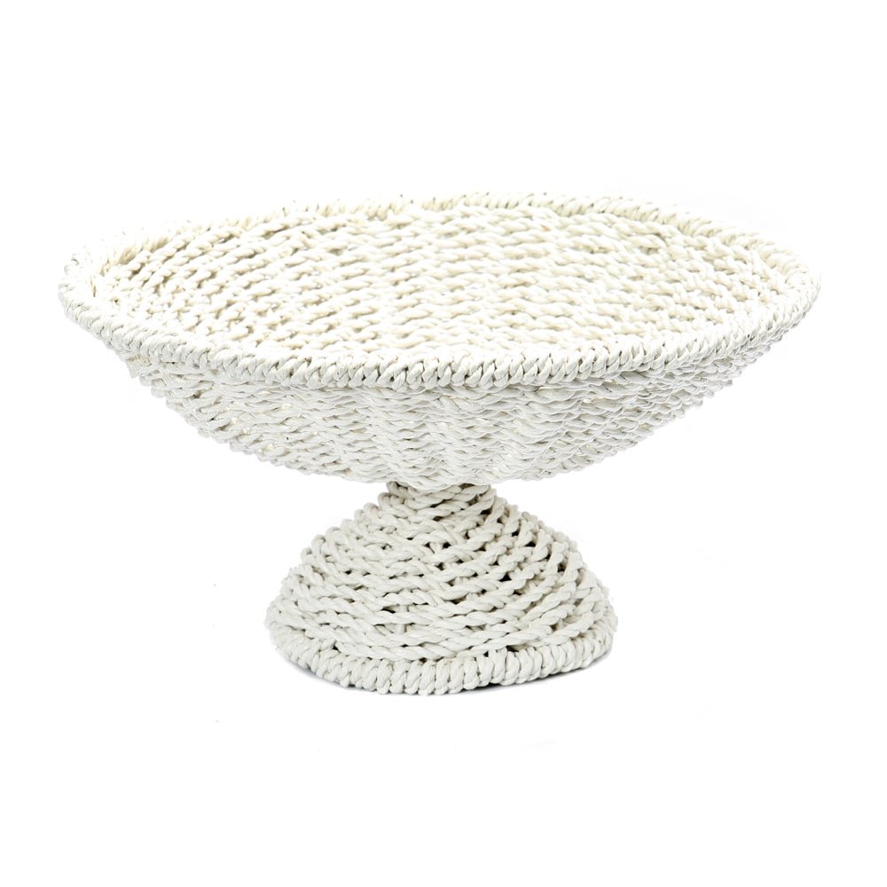 SEAGRASS FRUIT PLATTER / WHITE - Green Design Gallery