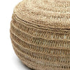 SEAGRASS POUF + COFFEE TABLE | NATURAL - Green Design Gallery