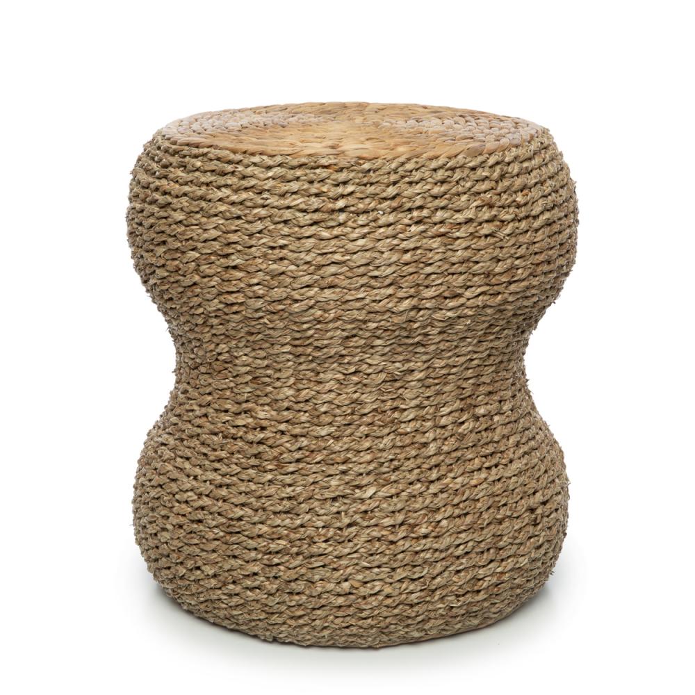 SEAGRASS STOOL + SIDE TABLE | NATURAL - Green Design Gallery