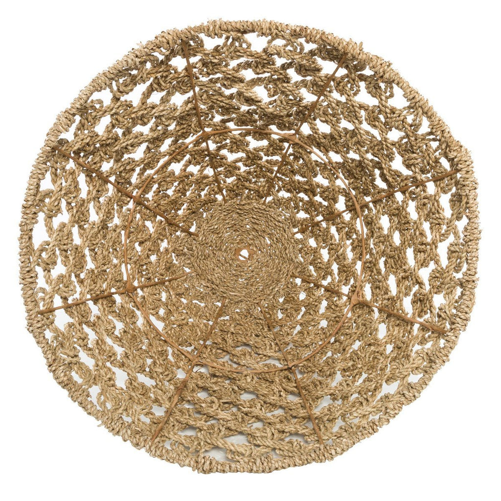 SEAGRASS WOVEN PENDANT SHADE | NATURAL - Green Design Gallery