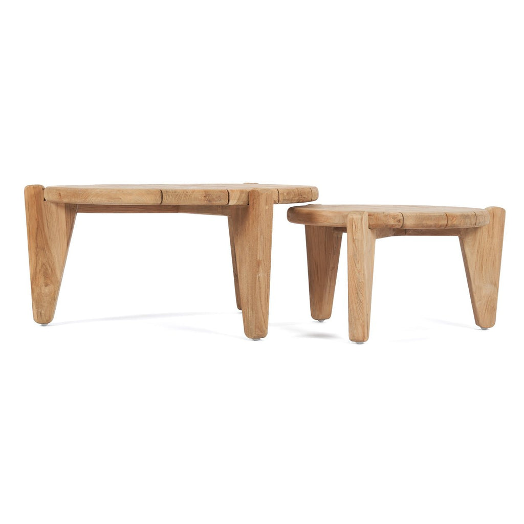 SESEH COFFEE TABLE | RECLAIMED TEAK | IN-OUTDOORS | SET OF 2 - Green Design Gallery