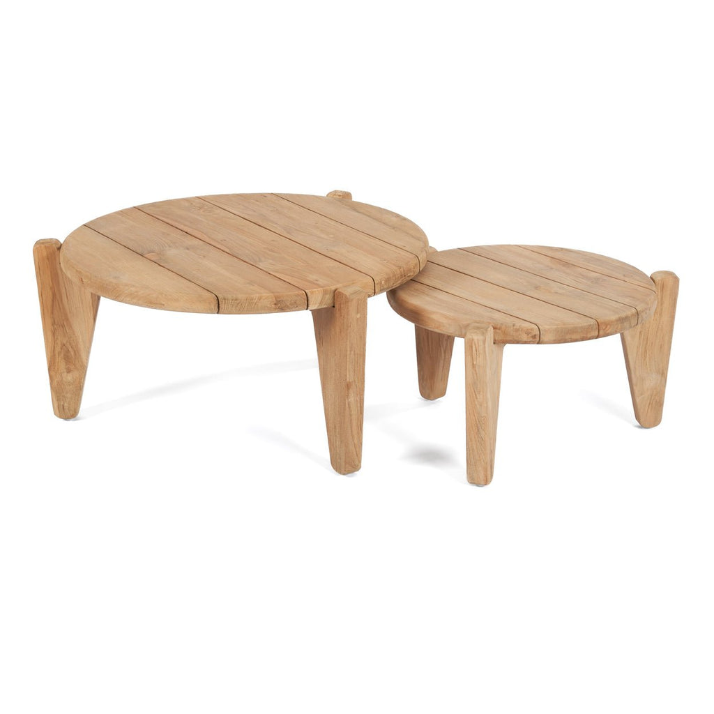 SESEH COFFEE TABLE | RECLAIMED TEAK | IN-OUTDOORS | SET OF 2 - Green Design Gallery