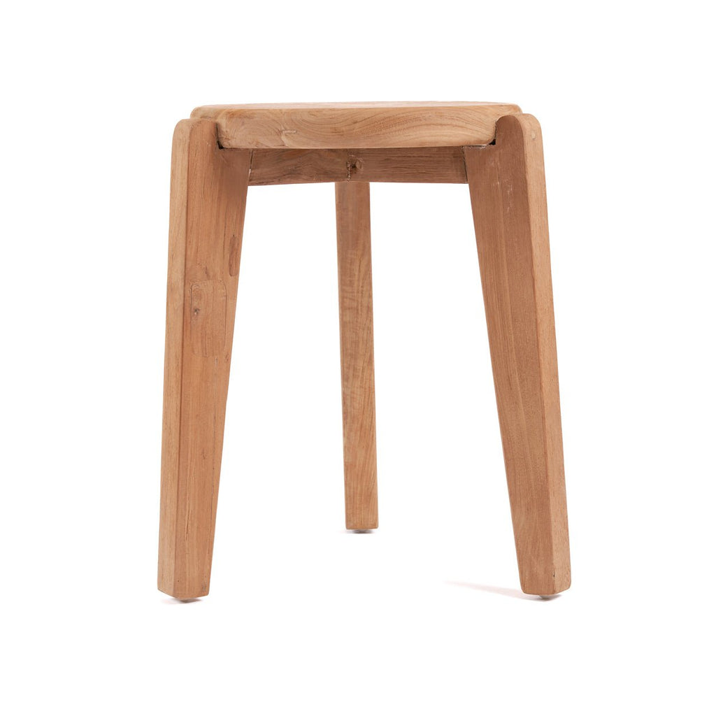 SESEH SIDE TABLE +STOOL | RECLAIMED TEAK | IN-OUTDOORS - Green Design Gallery