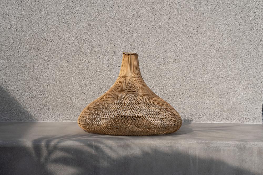 SHALA PENDANT + FLOOR LAMPSHADE | NATURAL | XL - Green Design Gallery