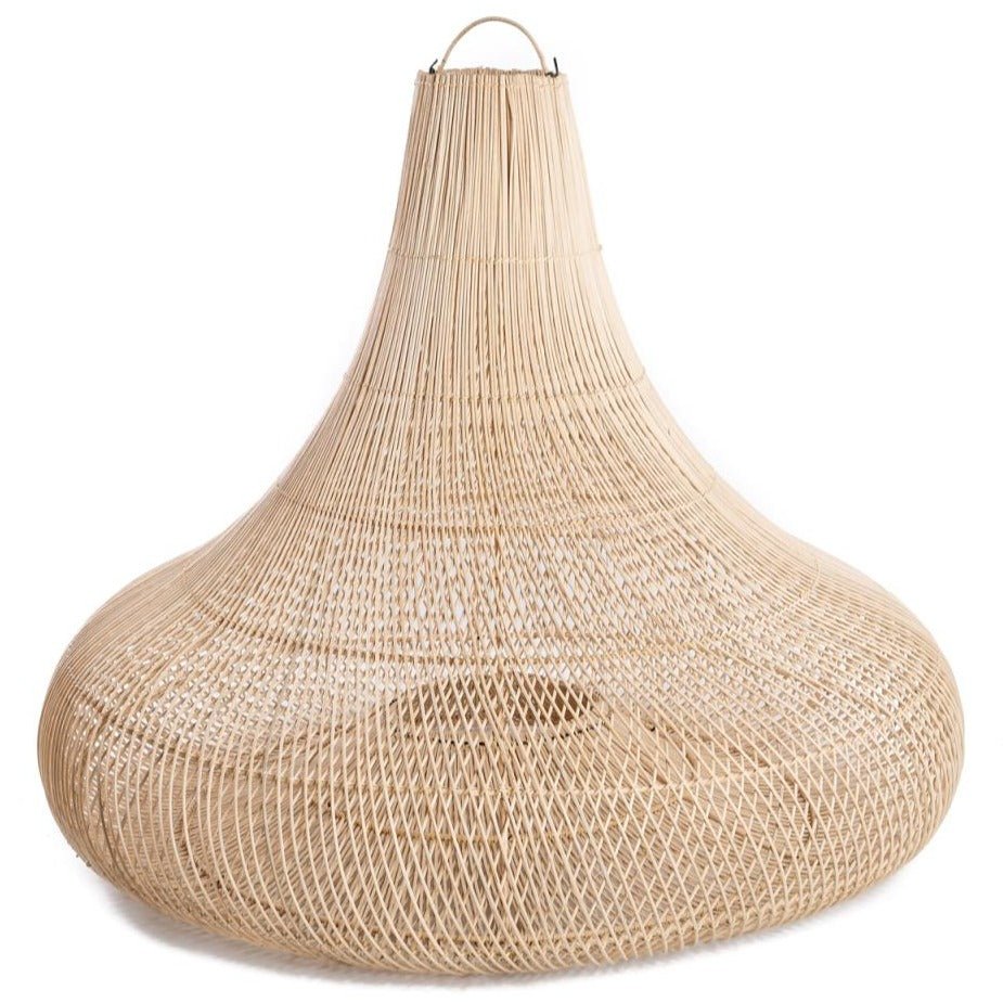 SHALA PENDANT + FLOOR LAMPSHADE | NATURAL | XL - Green Design Gallery