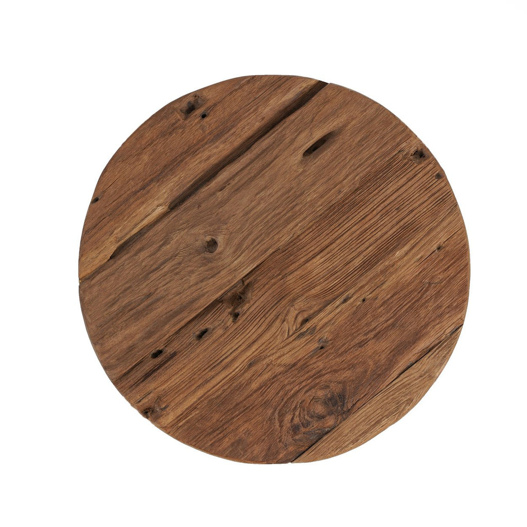 SHIBORI STOOL | RECLAIMED TEAK | IN-OUTDOORS - Green Design Gallery