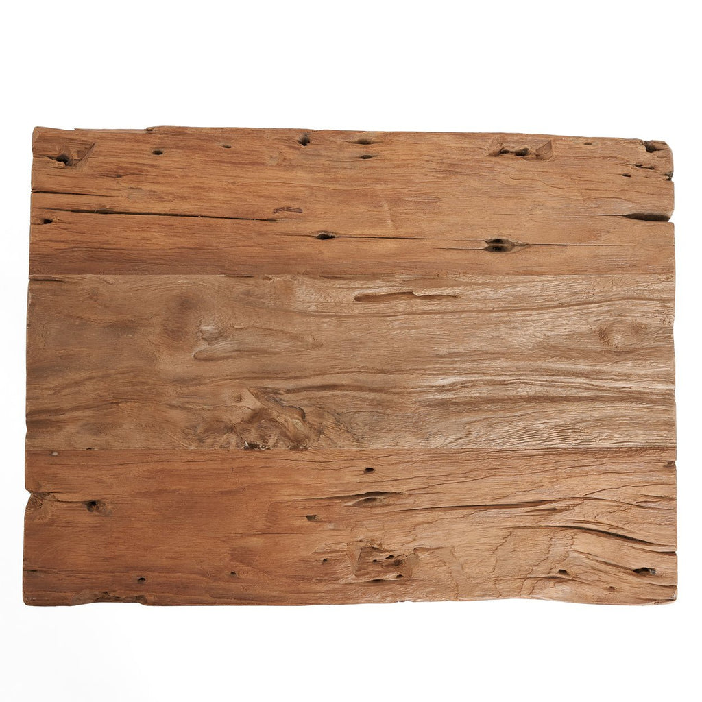 SHOJU STOOL +SIDE TABLE | RECLAIMED TEAK | IN-OUTDOORS | MEDIUM - Green Design Gallery