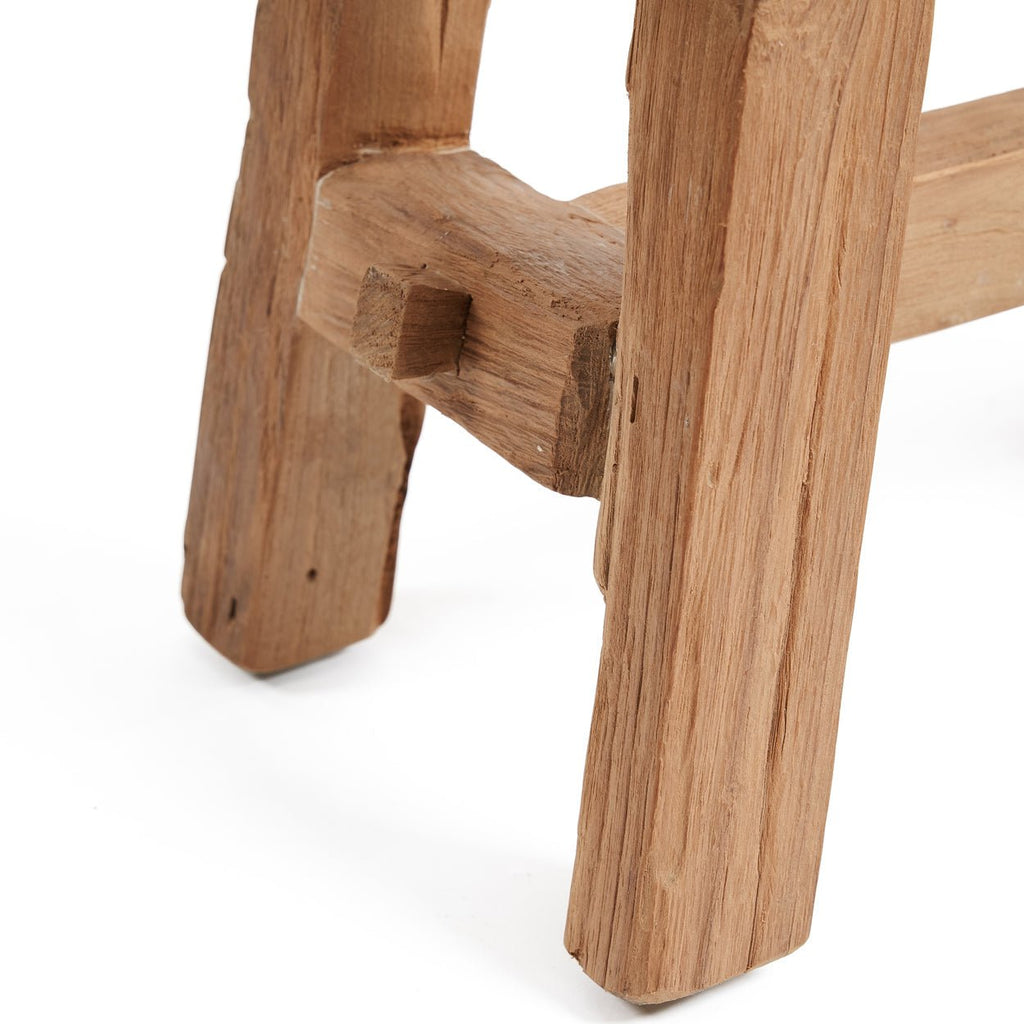SHOJU STOOL +SIDE TABLE | RECLAIMED TEAK | IN-OUTDOORS | MEDIUM - Green Design Gallery