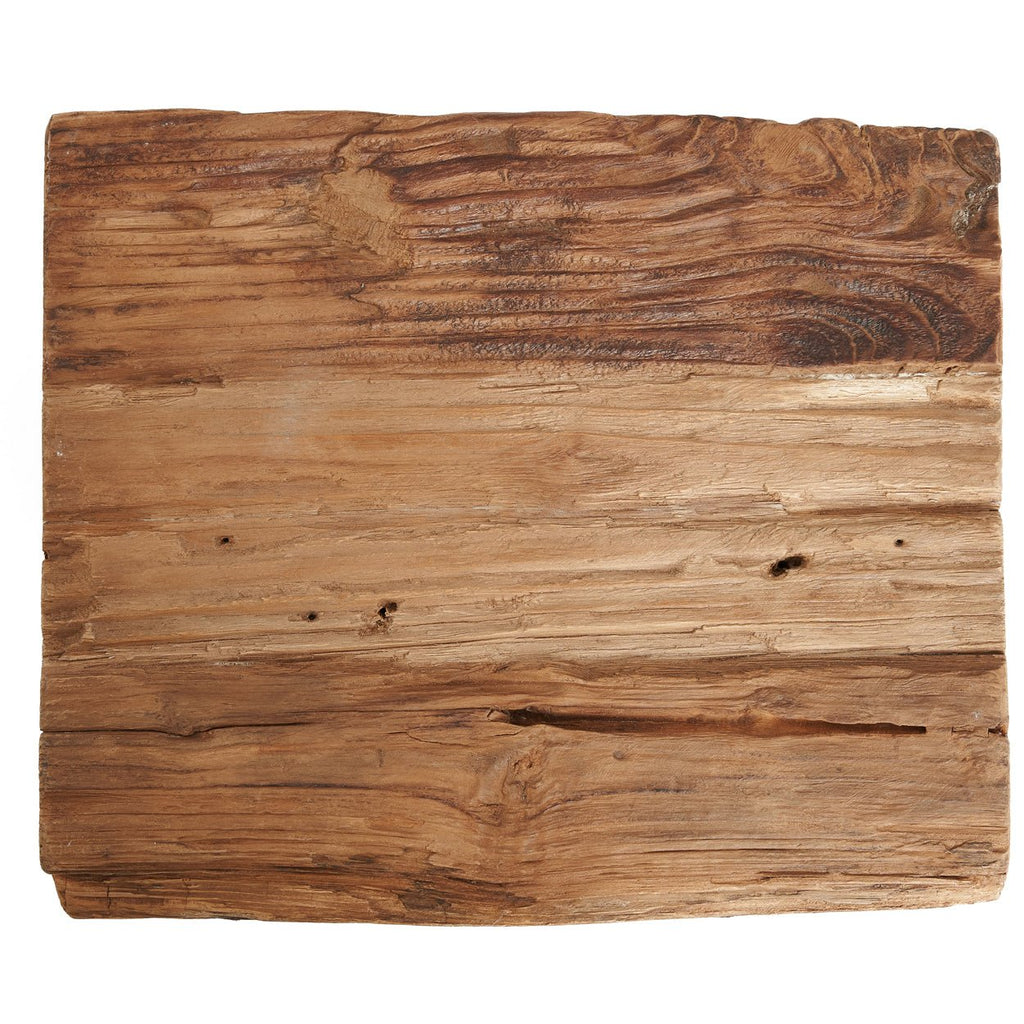 SHOJU STOOL +SIDE TABLE | RECLAIMED TEAK | IN-OUTDOORS | SMALL - Green Design Gallery