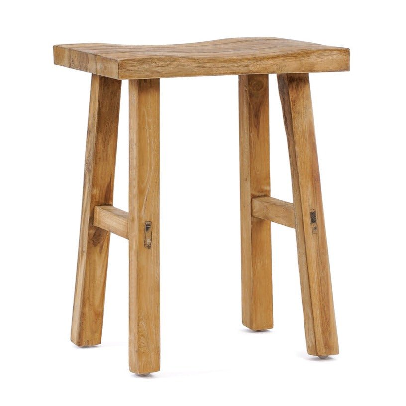 SILLA STOOL | RECLAIMED TEAK | NATURAL - Green Design Gallery