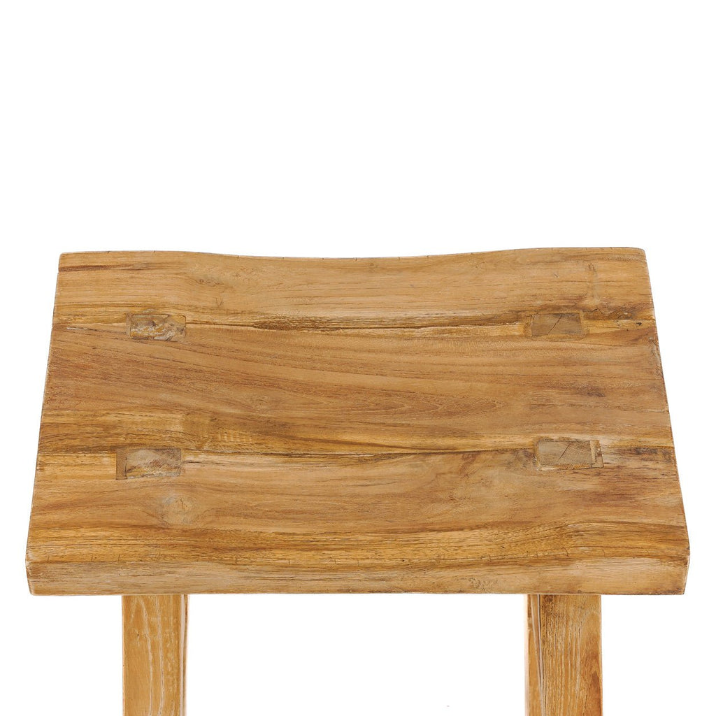 SILLA STOOL | RECLAIMED TEAK | NATURAL - Green Design Gallery