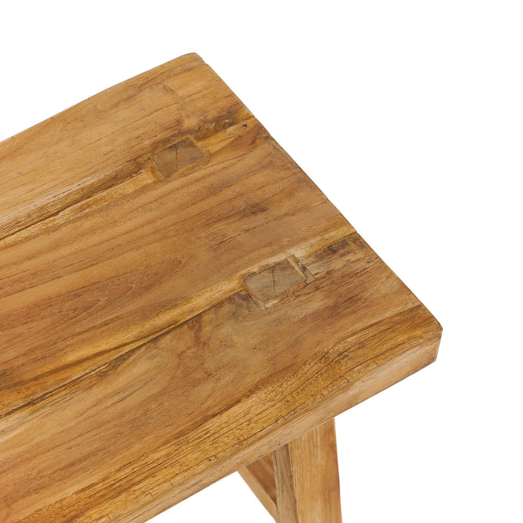 SILLA STOOL | RECLAIMED TEAK | NATURAL - Green Design Gallery