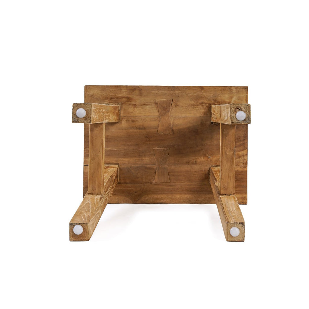 SILLA STOOL | RECLAIMED TEAK | NATURAL - Green Design Gallery