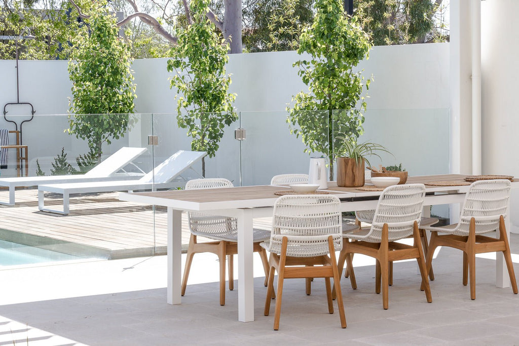 SITA DINING CHAIR / WHITE (INDOOR - OUTDOOR) - Green Design Gallery