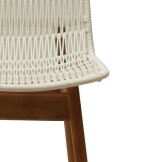 SITA DINING CHAIR / WHITE (INDOOR - OUTDOOR) - Green Design Gallery