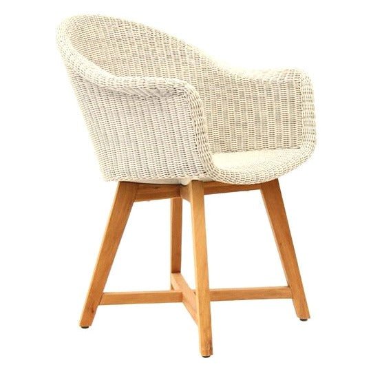 SKAL ARM CHAIR / ICE WHITE (INDOOR-OUTDOOR) - Green Design Gallery