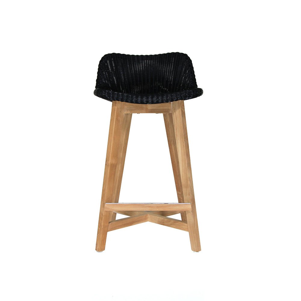 SKAL BARCHAIR - 2 SIZES / BLACK (INDOOR-OUTDOOR) - Green Design Gallery