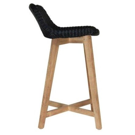 SKAL BARCHAIR - 2 SIZES / BLACK (INDOOR-OUTDOOR) - Green Design Gallery