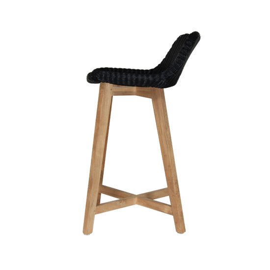 SKAL BARCHAIR - 2 SIZES / BLACK (INDOOR-OUTDOOR) - Green Design Gallery