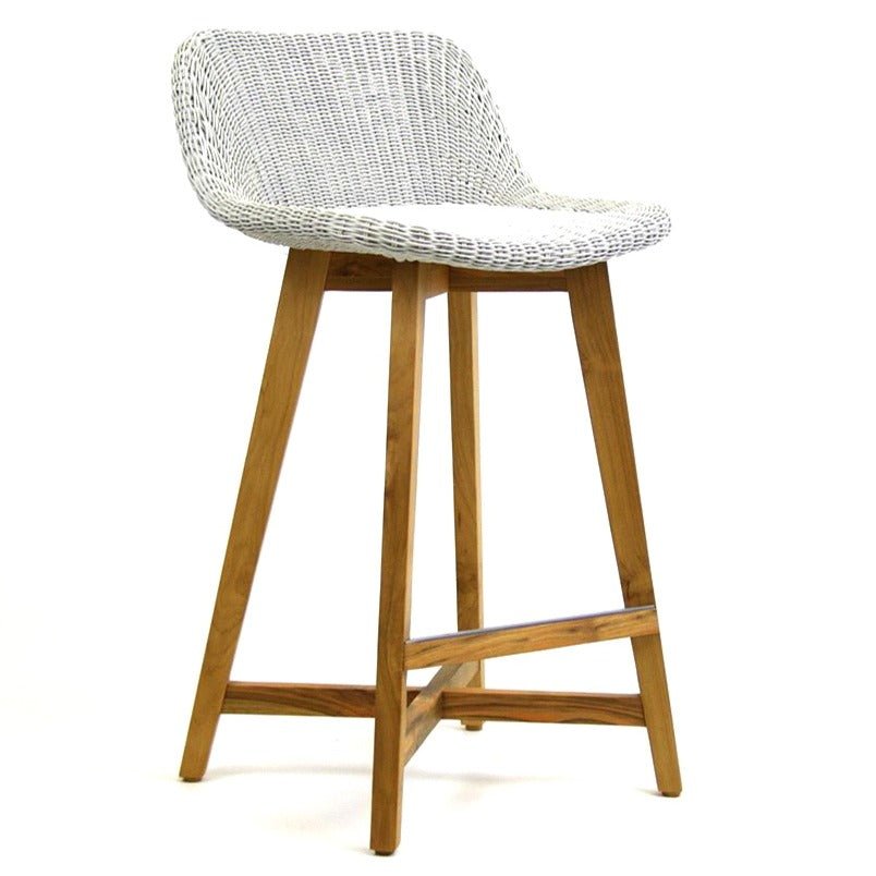 SKAL BARCHAIR - 2 SIZES / ICE WHITE (INDOOR-OUTDOOR) - Green Design Gallery