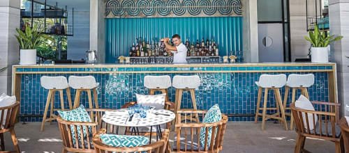 SKAL BARCHAIR - 2 SIZES / ICE WHITE (INDOOR-OUTDOOR) - Green Design Gallery