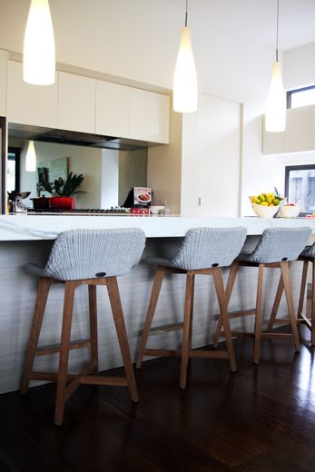 SKAL BARCHAIR - 2 SIZES / ICE WHITE (INDOOR-OUTDOOR) - Green Design Gallery