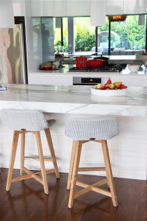 SKAL BARCHAIR - 2 SIZES / ICE WHITE (INDOOR-OUTDOOR) - Green Design Gallery