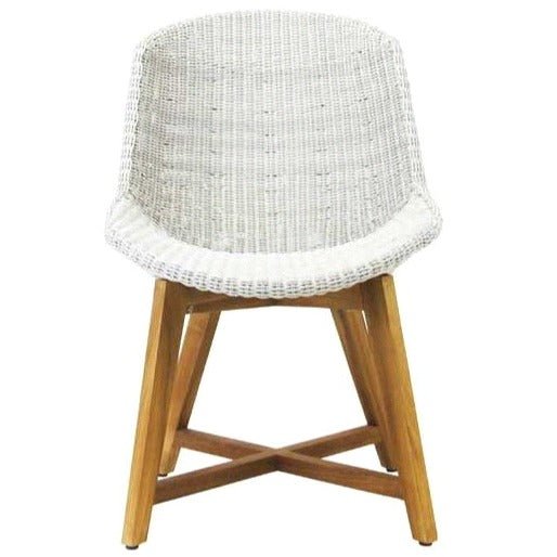 SKAL DINING CHAIR / ICE WHITE (INDOOR-OUTDOOR) - Green Design Gallery