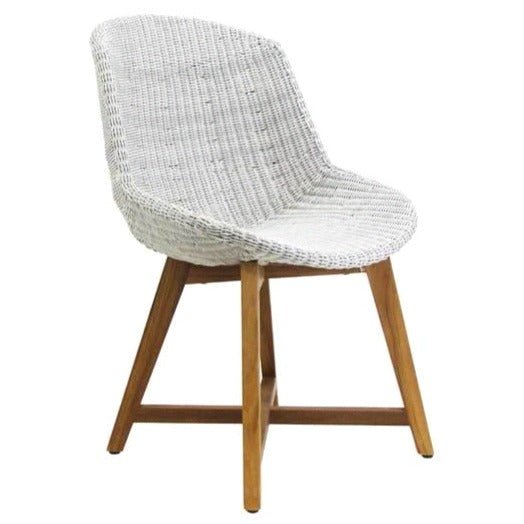 SKAL DINING CHAIR / ICE WHITE (INDOOR-OUTDOOR) - Green Design Gallery