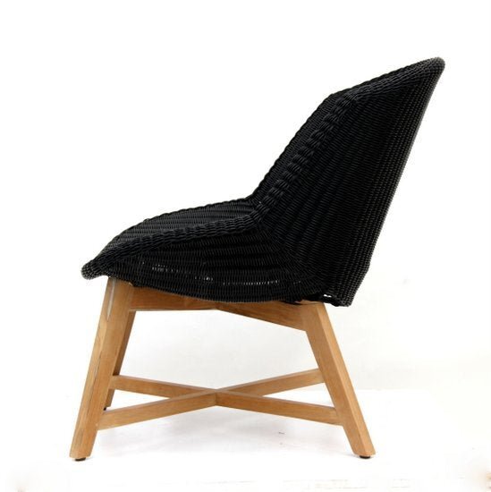 SKAL LOUNGE CHAIR / BLACK (INDOOR-OUTDOOR) - Green Design Gallery