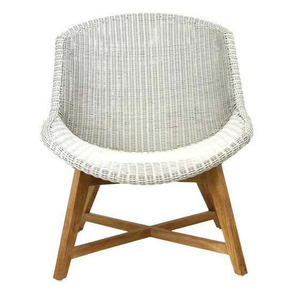 SKAL LOUNGE CHAIR / ICE WHITE (INDOOR-OUTDOOR) - Green Design Gallery