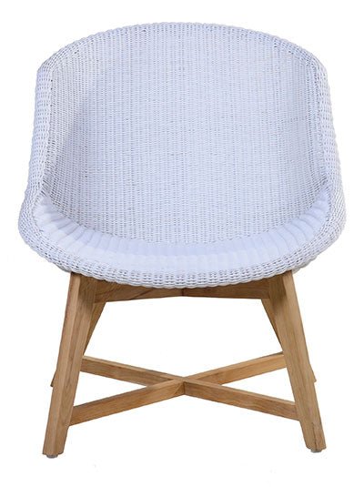 SKAL LOUNGE CHAIR / ICE WHITE (INDOOR-OUTDOOR) - Green Design Gallery