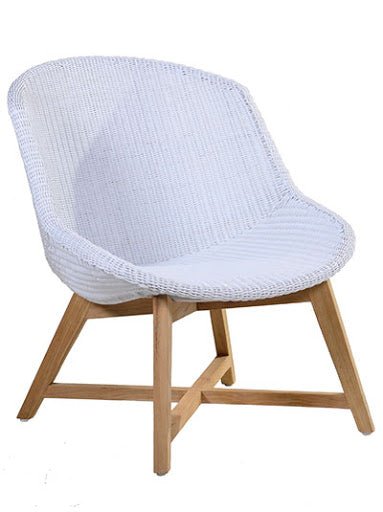 SKAL LOUNGE CHAIR / ICE WHITE (INDOOR-OUTDOOR) - Green Design Gallery