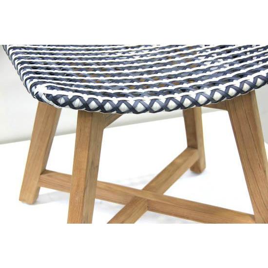 SKAL LOW STOOL / BLACK + WHITE (INDOOR-OUTDOOR) - Green Design Gallery